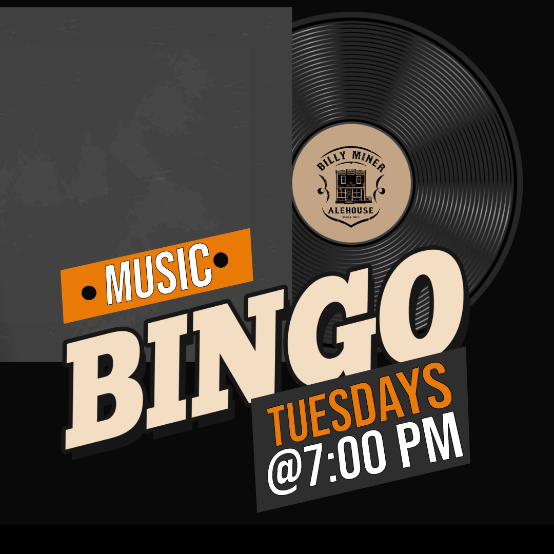 Music Bingo nights every Tuesday