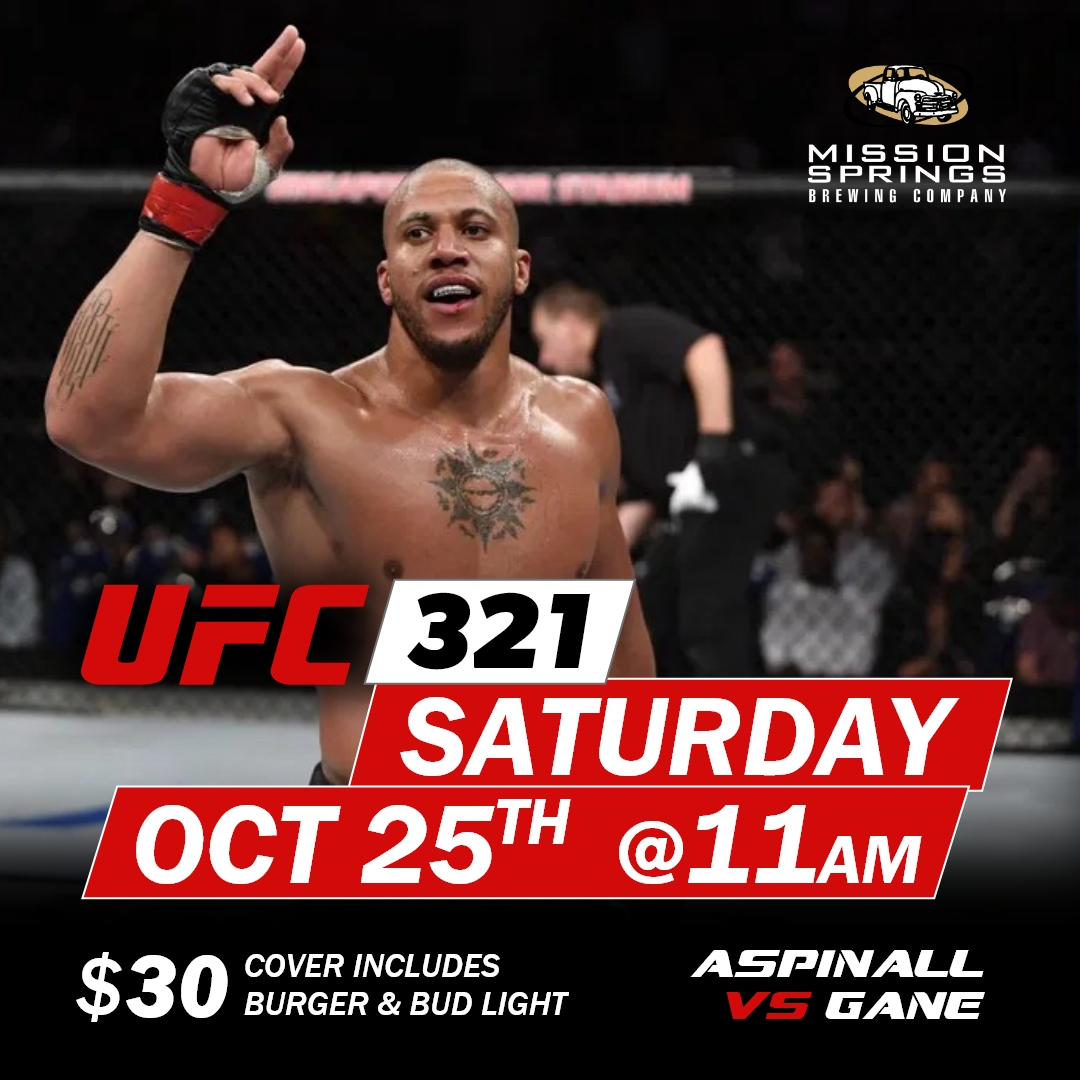 UFC-October 25th