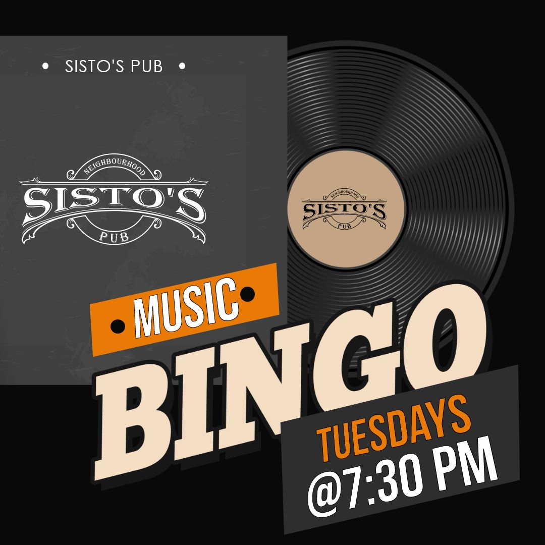 music bingo night at Sisto's