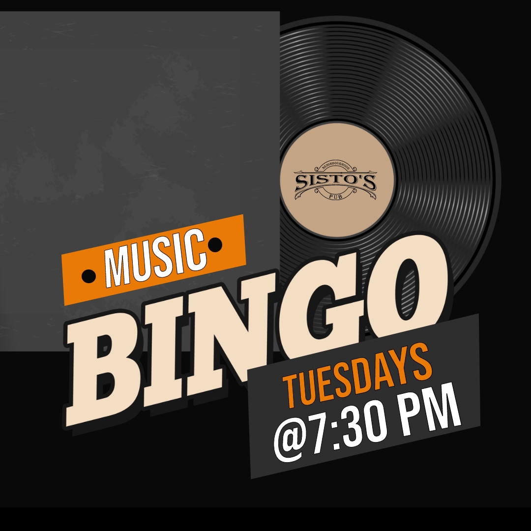 music bingo night at Sisto's