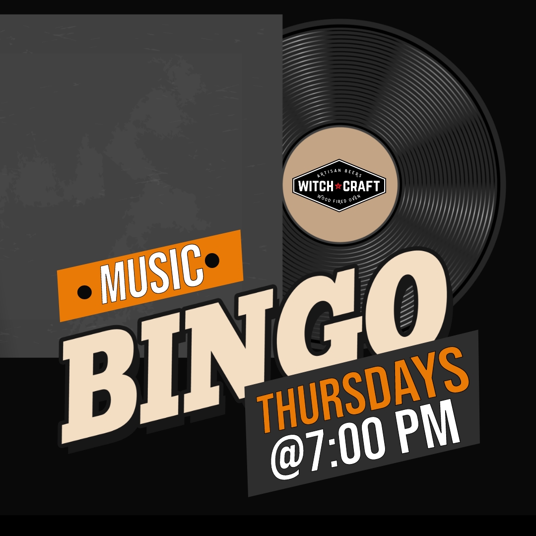 music bingo night every Thursday