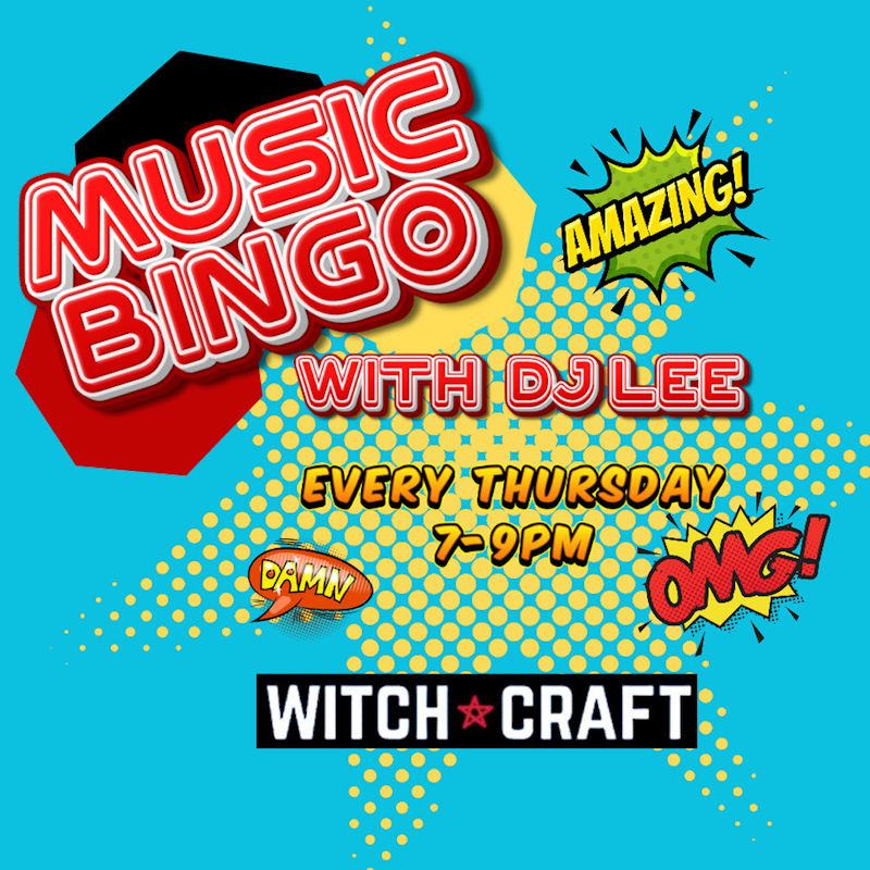 Music Bingo Thursdays at Witchcraft