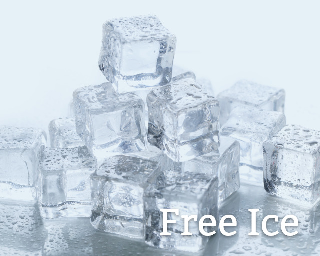 Free ice with every purchase