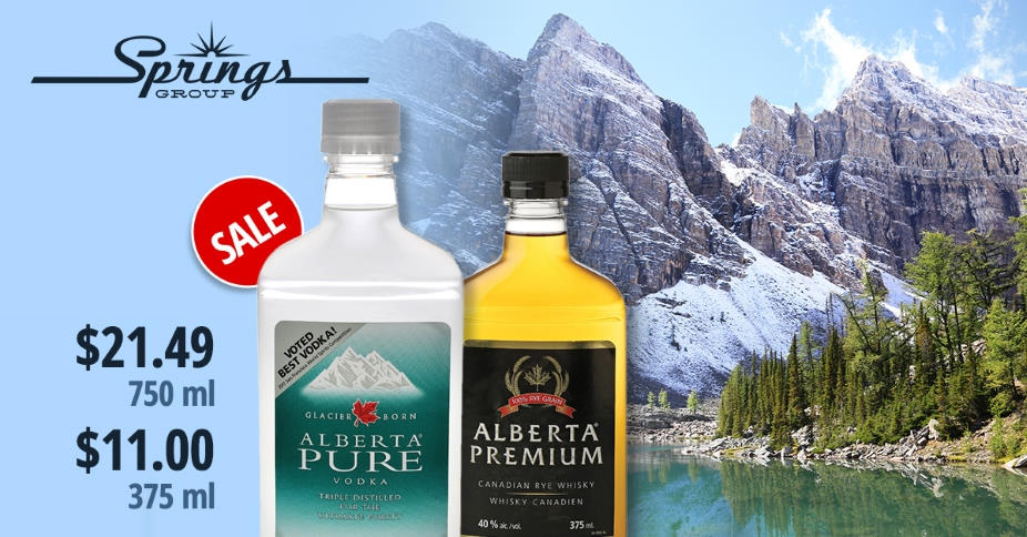 Alberta Pure promo with mountains
