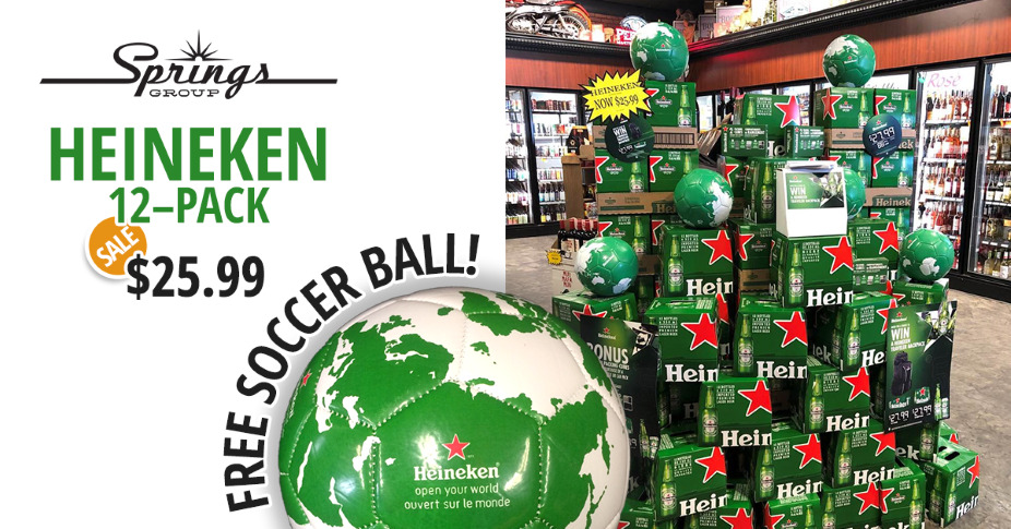 Heineken soccer ball promo