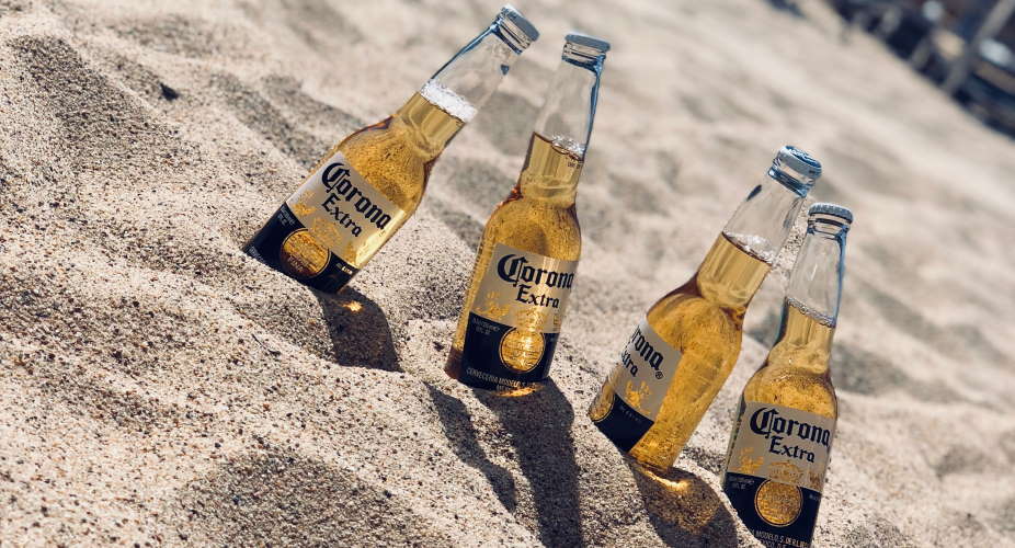 Coronas in the sand