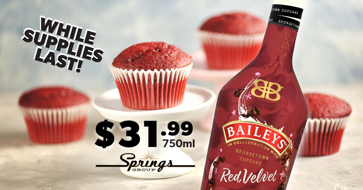 Bailey's red velvet sale