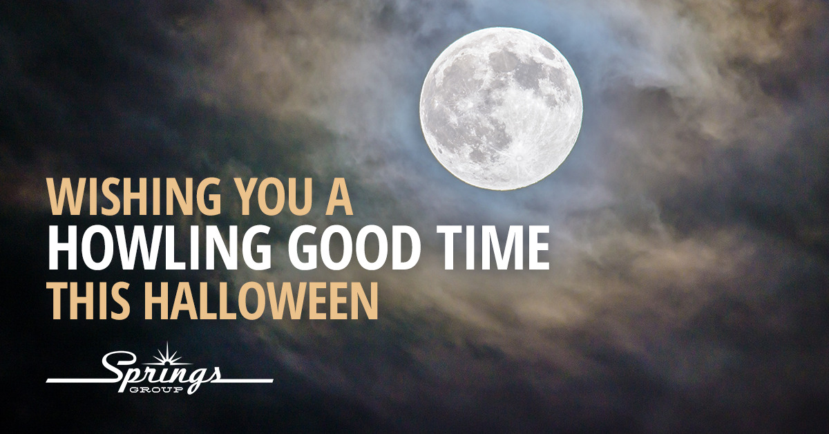 wishing you a howling good time this Halloween