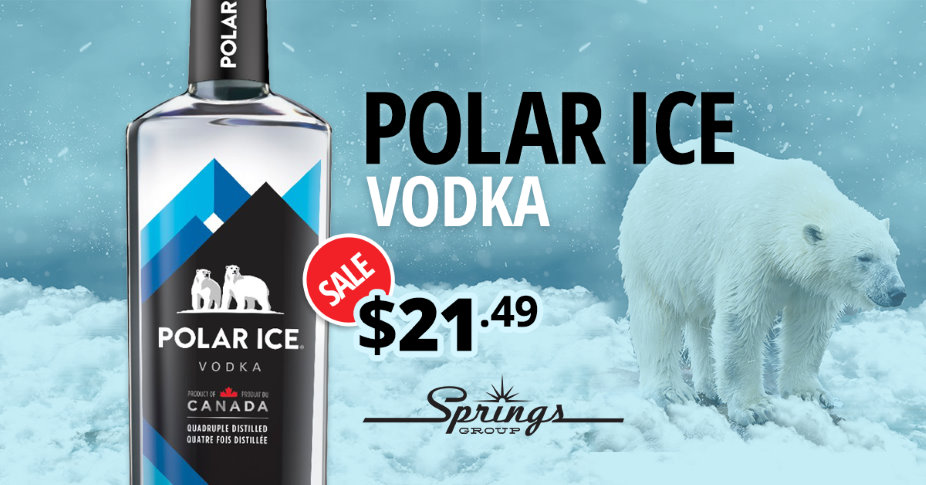 Polar Ice promo with polar bear