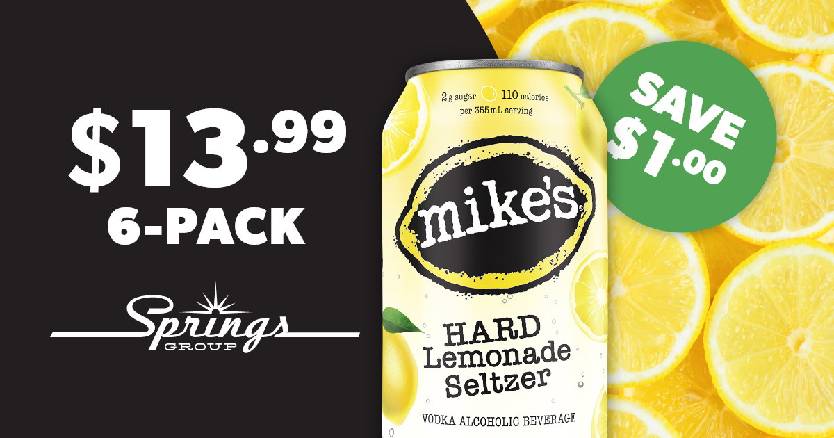 Mike's hard lemonade seltzer