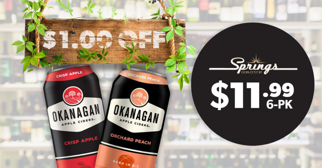 Okanagan Ciders on sale