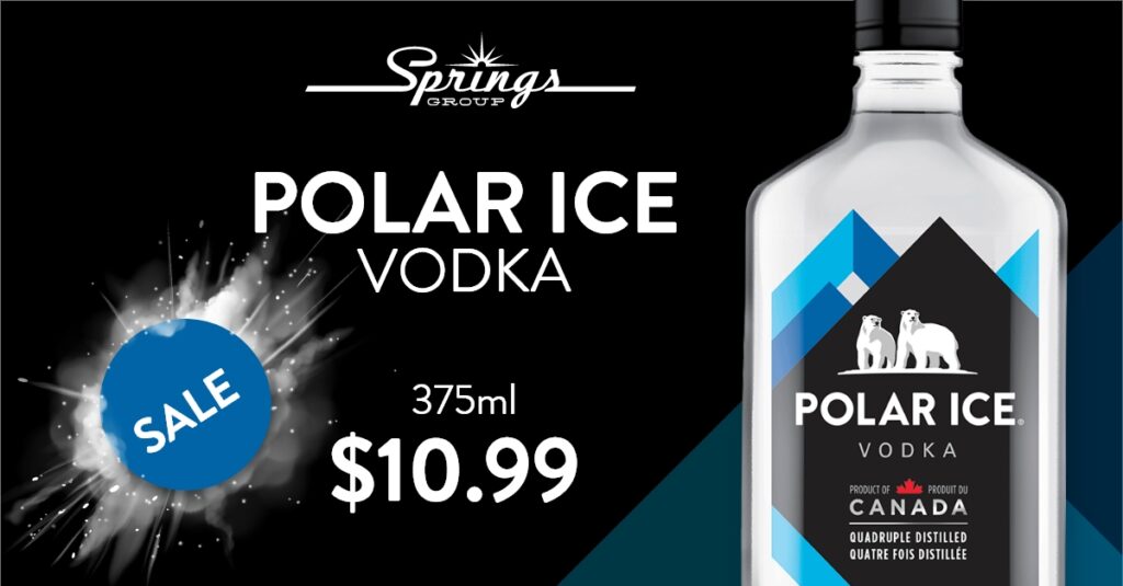 Polar Ice Vodka 350ml $10.99
