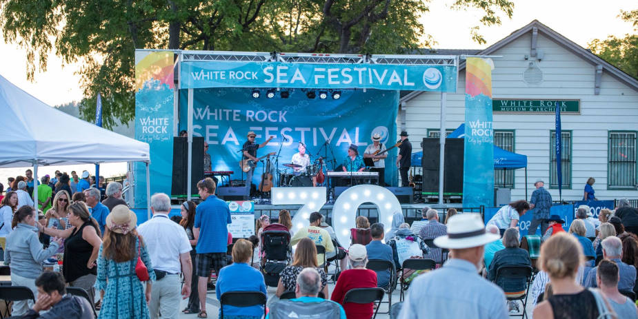 White Rock Sea Festival stage