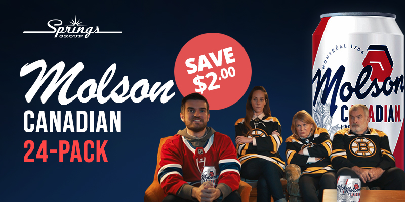 Molson 24 pack October promo