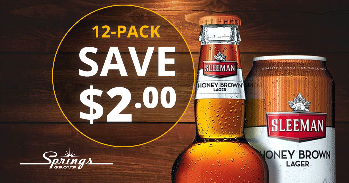 Sleeman Honey Brown December deal