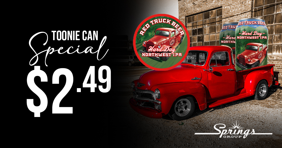 Red Truck IPA toonie special January