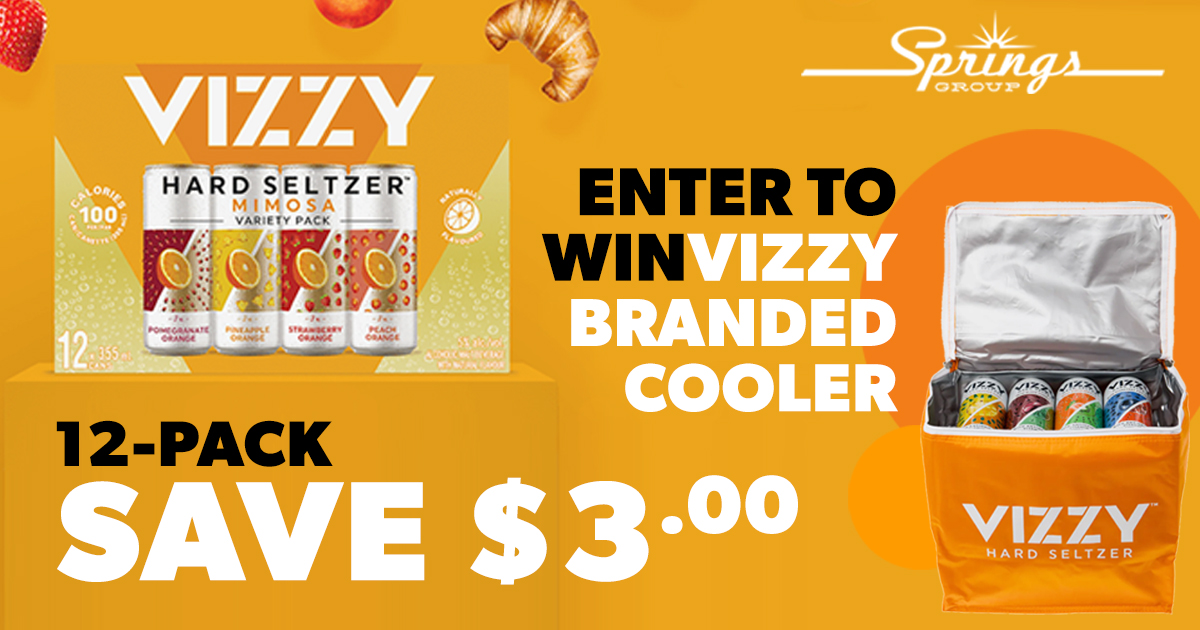 Vizzy 12-pack with cooler