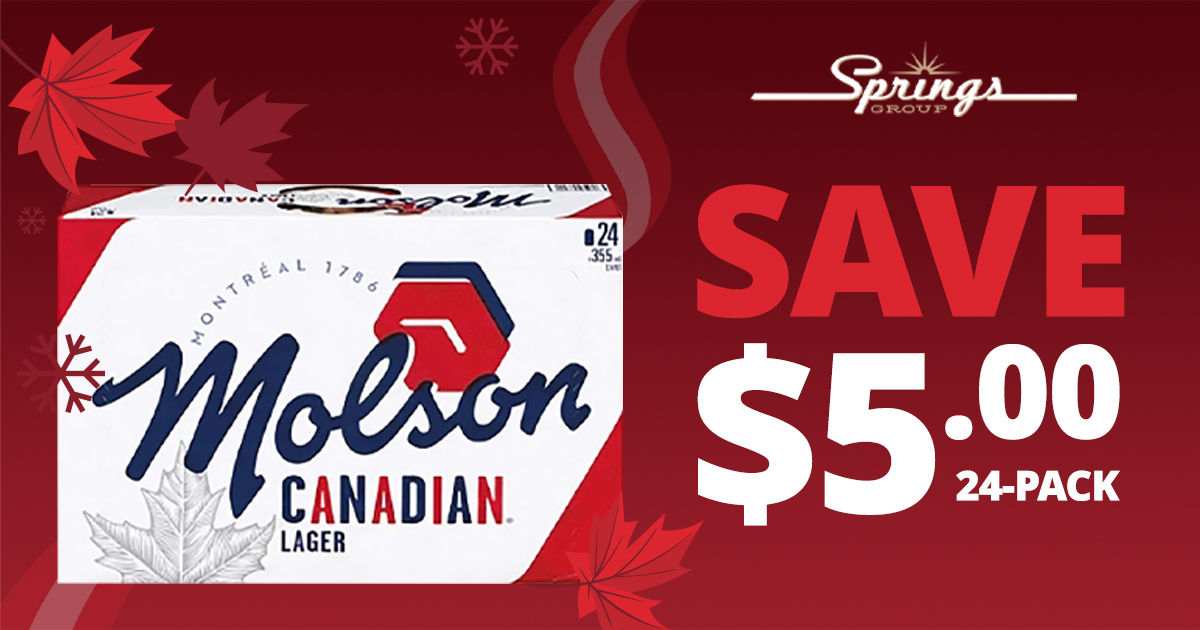 Molson Canadian save $5