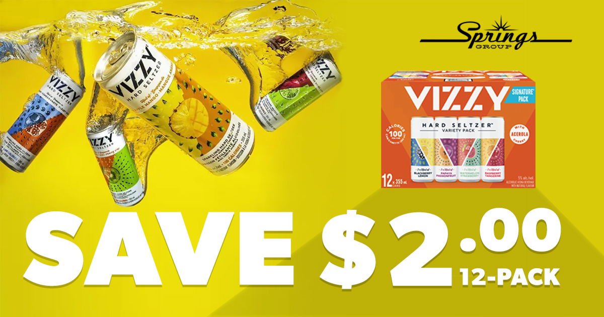 Vizzy Hard Seltzer save $2