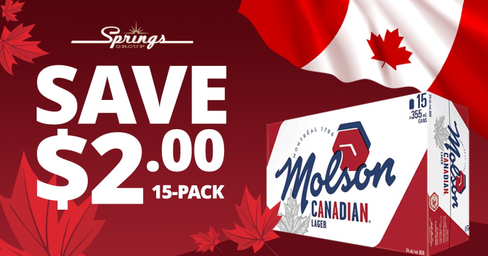 Molson Canadian save $2