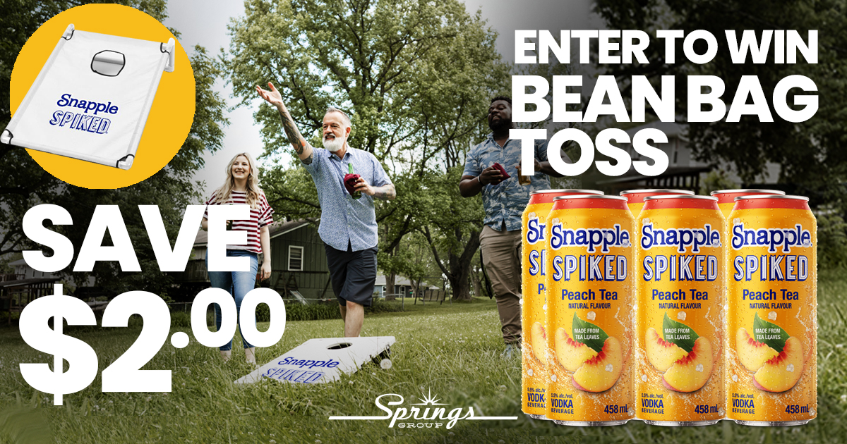 Snapple Spiked August promo