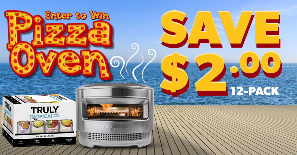 Truly July pizza oven promo