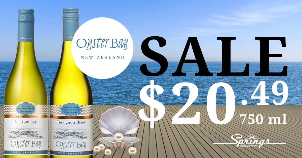 Oyster Bay August promo