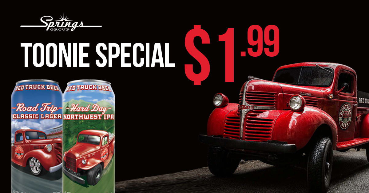 Red Truck toonie special Sept