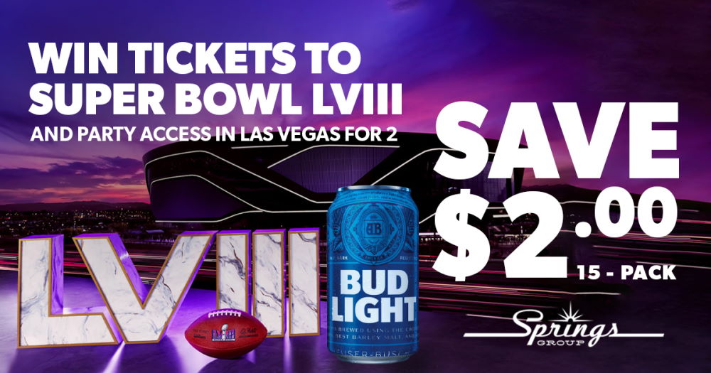 Bud Light October promo Super Bowl experience 