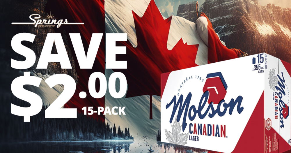 Molson Canadian save $2 October promo
