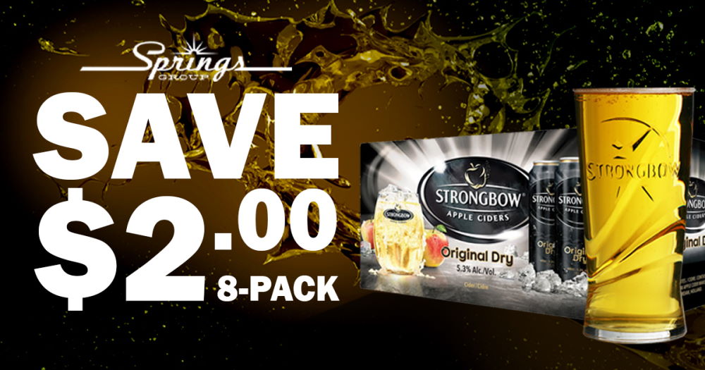 Strongbow save $2 November