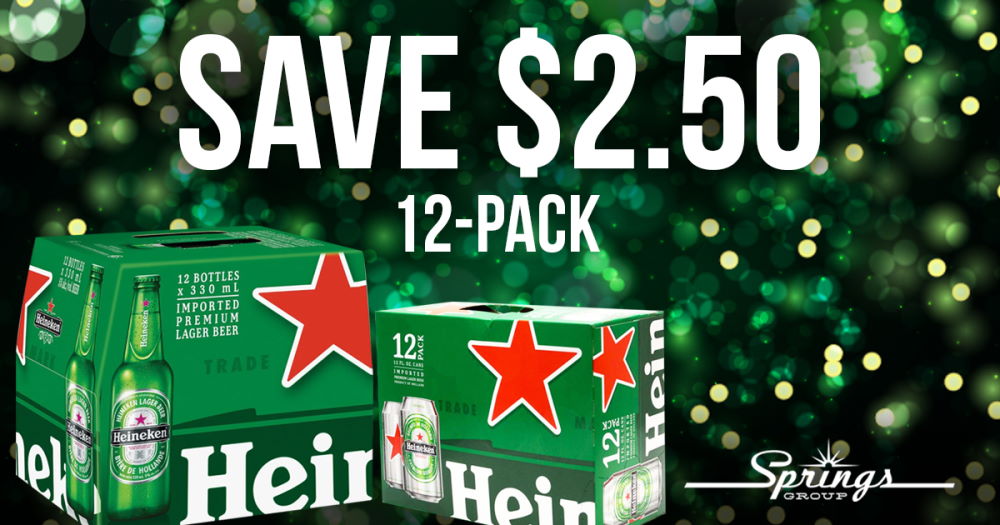 Heineken December sale