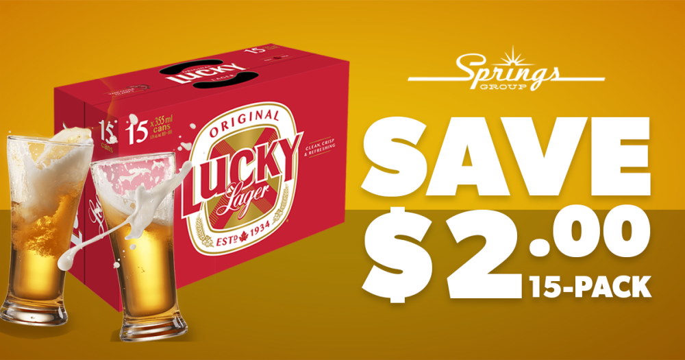 Lucky Lager December special
