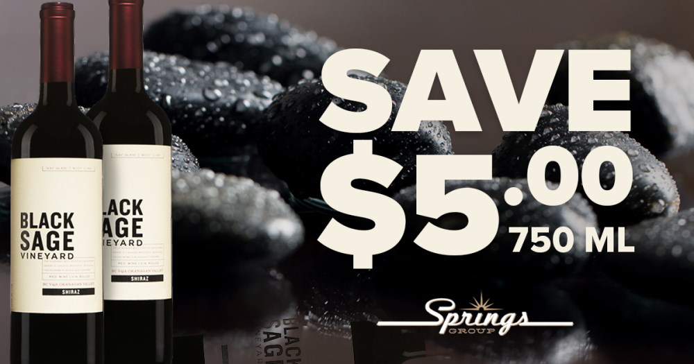 Black Sage Shiraz save $5