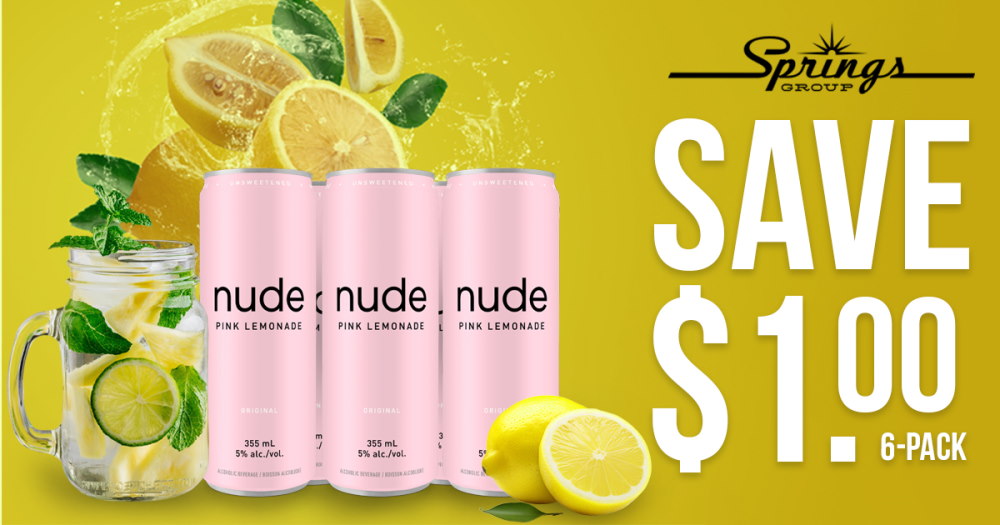 Nude pink lemonade January promo