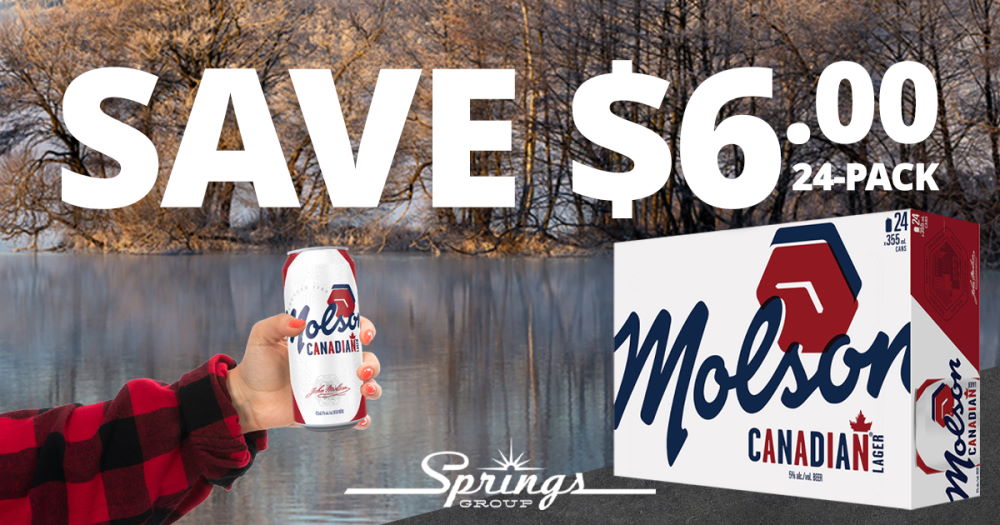 Molson save $6 February 