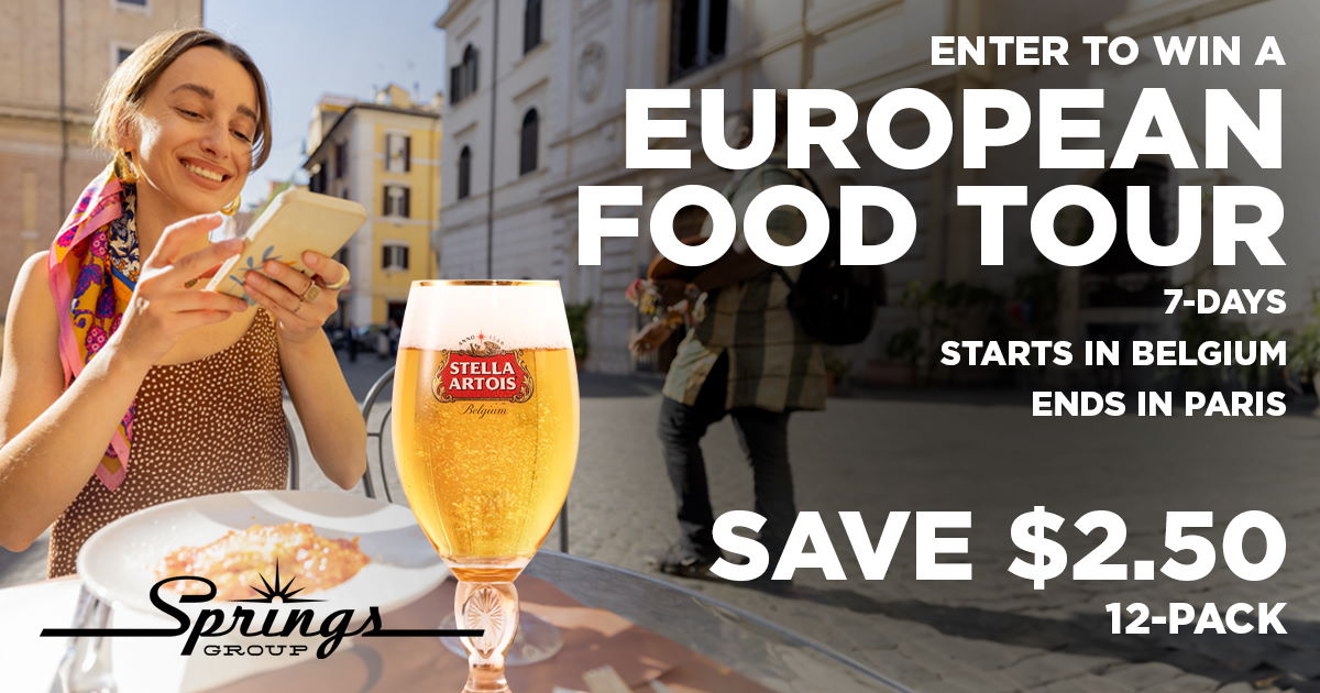 Stella march promo with European Food Tour