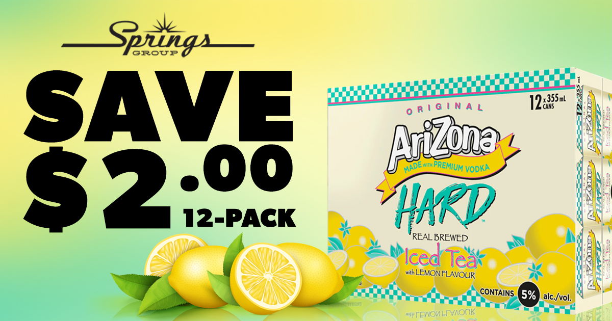 Arizona Lemon - 12 pack May