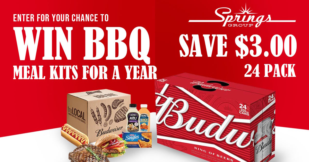 Budweiser BBQ Meal Kits promo July