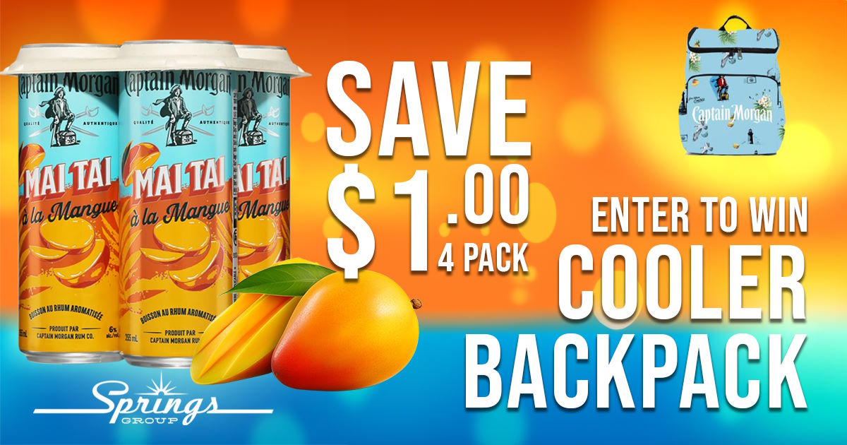 Captain Morgan Mai Tai save $1 July