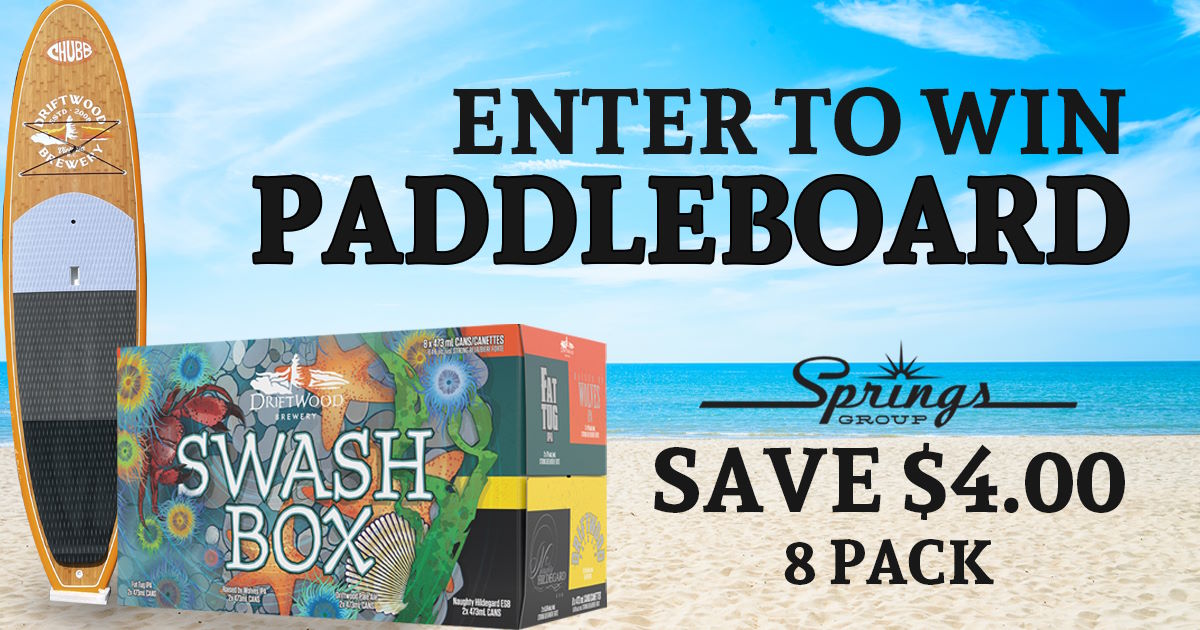 win a paddleboard with a Swash Box