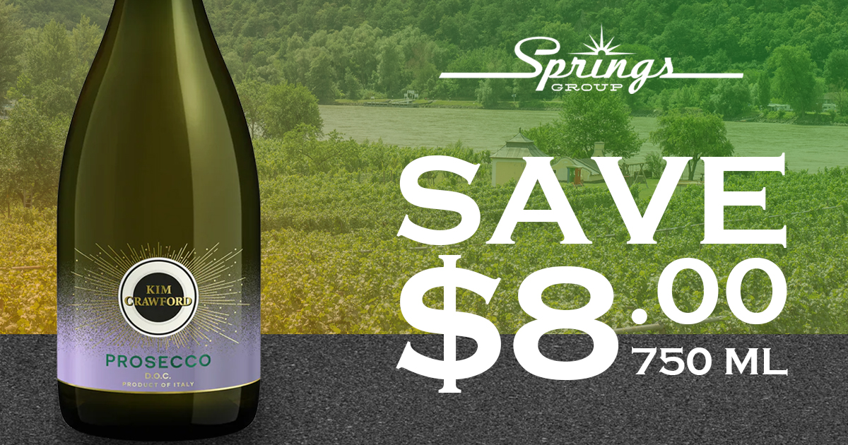 Kim Crawford save $8 on Prosecco