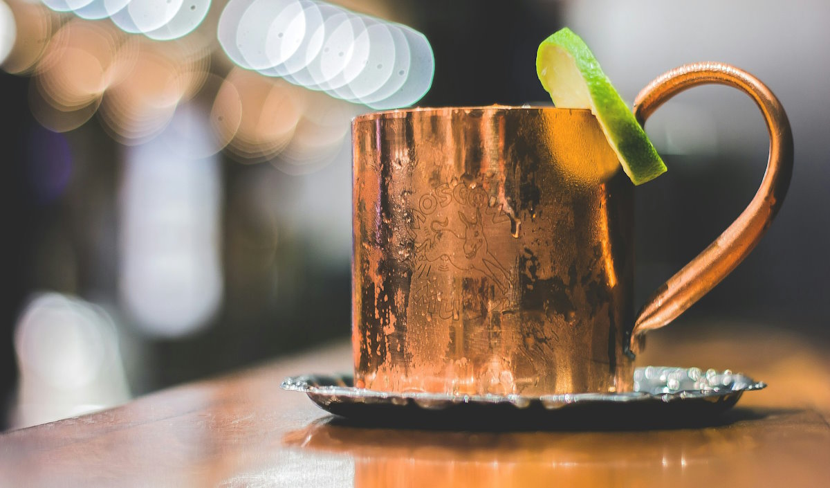 Mexican Mule in copper mug