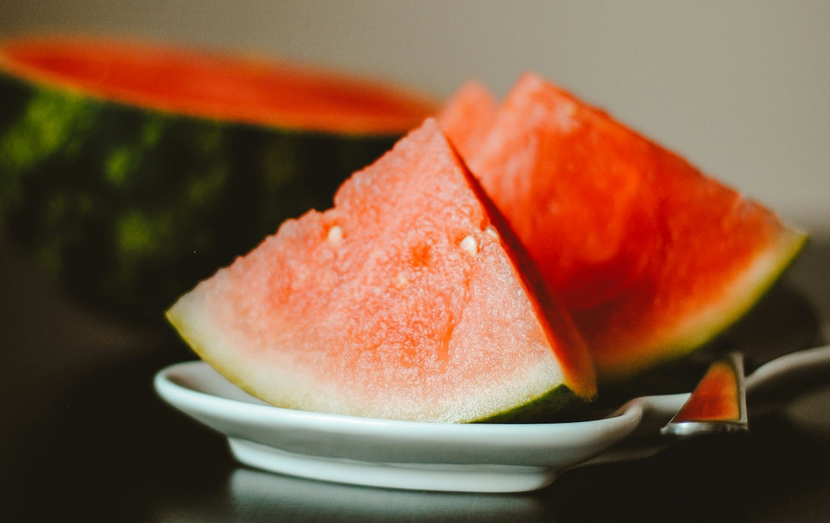 sliced watermelon