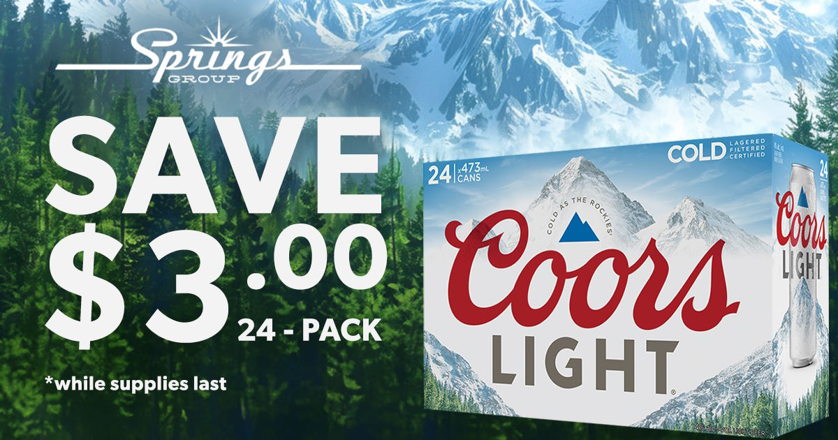 Coors Light save $3 September