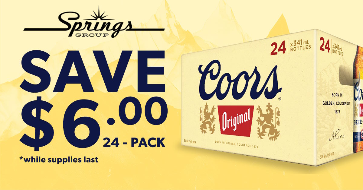 Coors Original save $6 