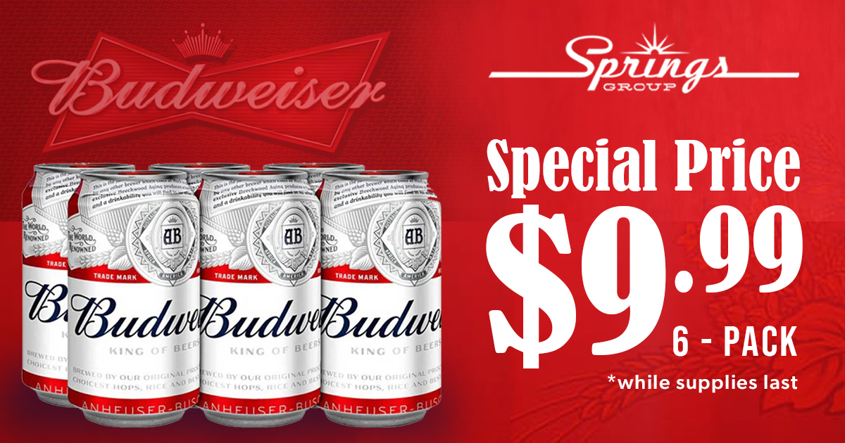 Budweiser 6-pack September