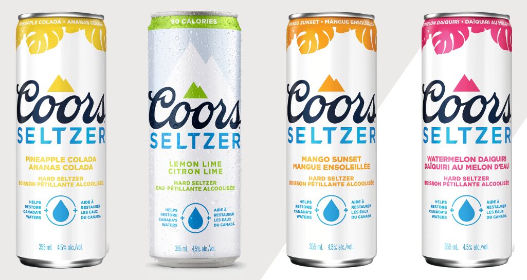 Coors seltzer cans