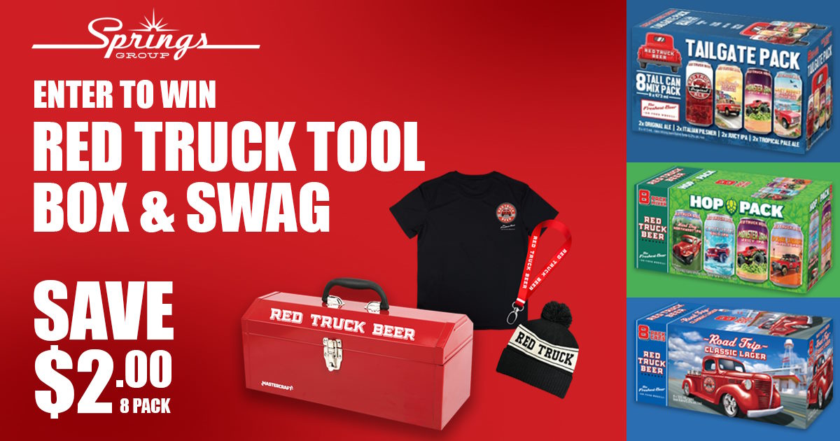 Red Truck tool box giveaway