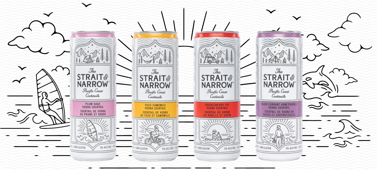 Strait & Narrow seltzer cans